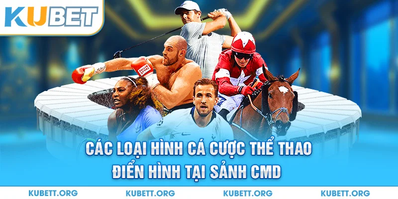 Các loại hình cá cược thể thao điển hình tại sảnh CMD